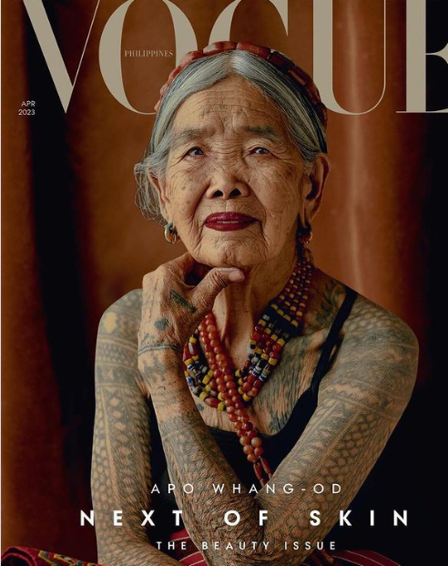 Maria Oggay com os seus 106 anos é a mulher mais velha a pousar para a capa da Vogue