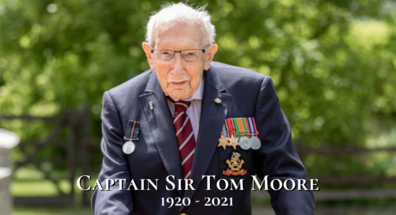Capitão Sir Tom Moore - Site TheCaptainTom.org