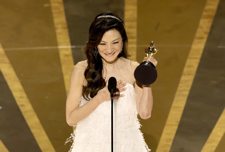 Michelle Yeah ganha o Oscar de Melhor Atriz 2023 Fonte: Getty Image